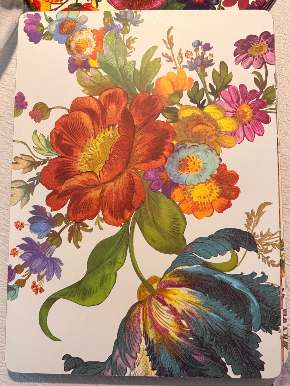 Mackenzie Childs Floral Market Placemat